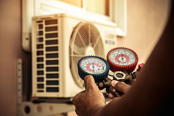 Professional Hvac Installation technician working in Centerville, MA